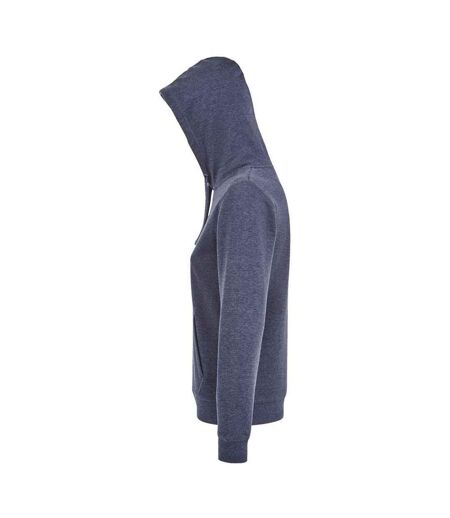 SOLS Womens/Ladies Spencer Hooded Sweatshirt (Denim Heather) - UTPC5657