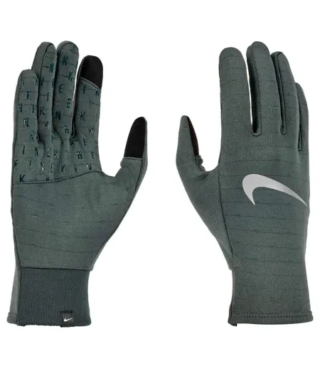 Gants Course À Pied Thermafit Adulte Vert Nike