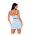 Haut Court Femme Bleu Missy Empire-3
