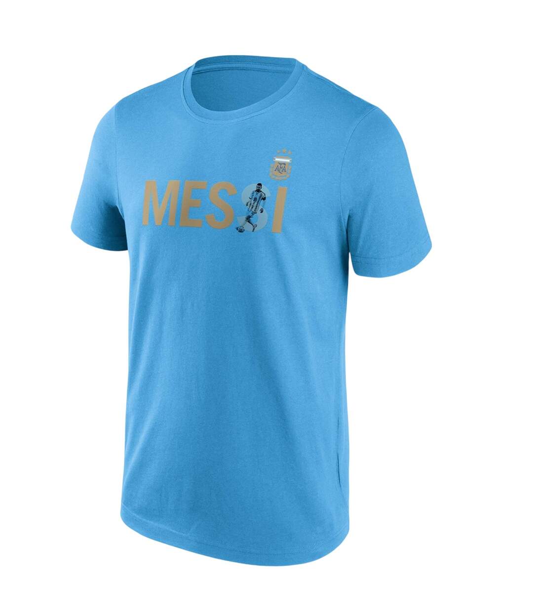 T-shirt Lionel Messi Homme Bleu Argentina-1