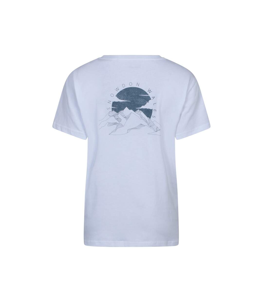 Womens/ladies Snowdon Relaxed Fit Short-sleeved T-shirt White Mountain Warehouse-2
