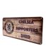 Chelsea FC Supporters Shed Plaque (Brown) (One Size)