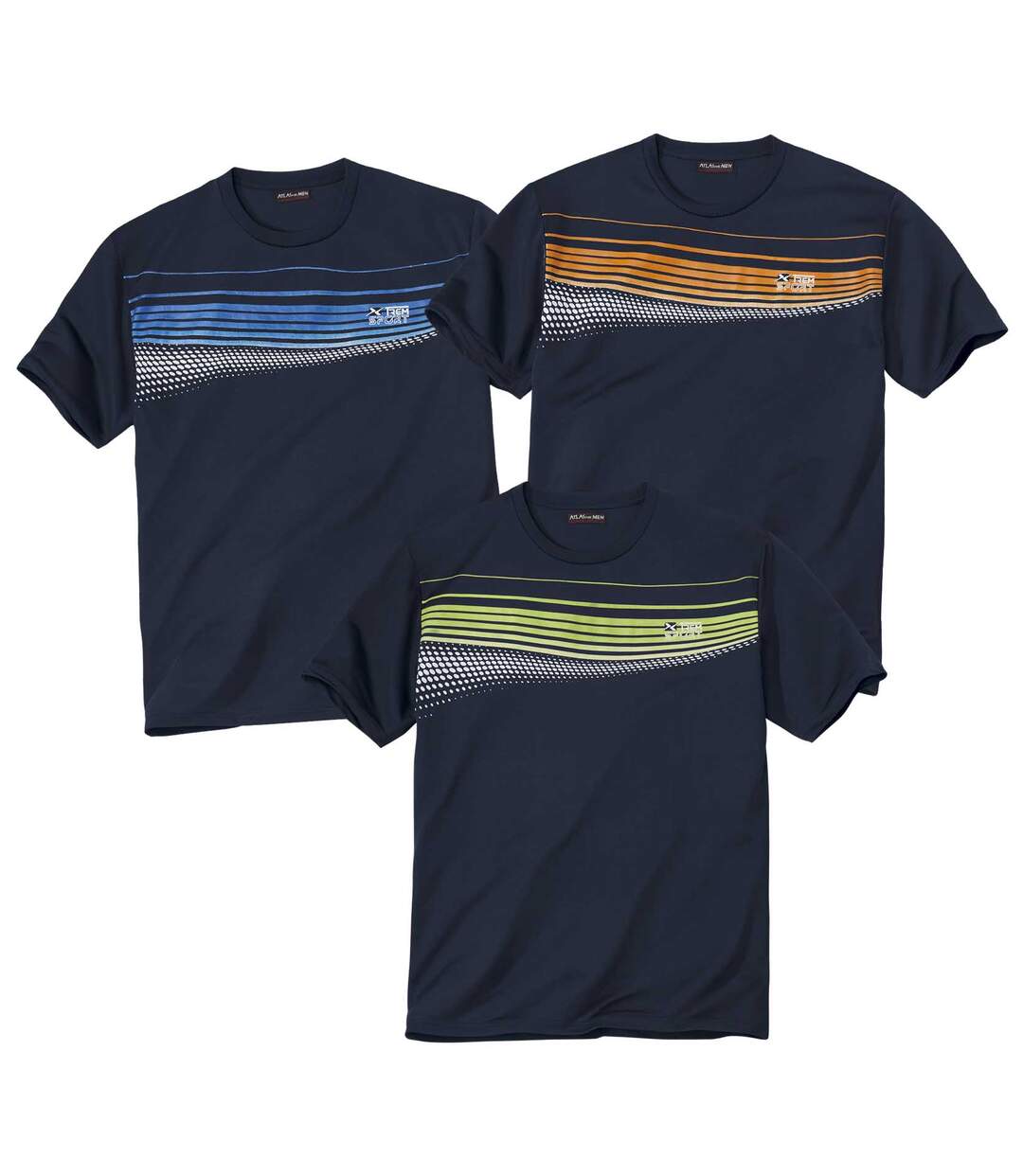 Zestaw 3 t-shirtów Sport-1