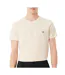 T-Shirt jaune pale homme lacoste pima-1