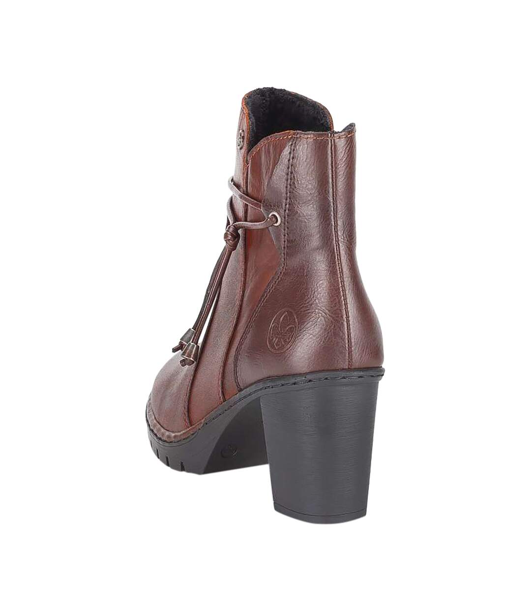 Bottines Talon Cuir Rieker Minato-4