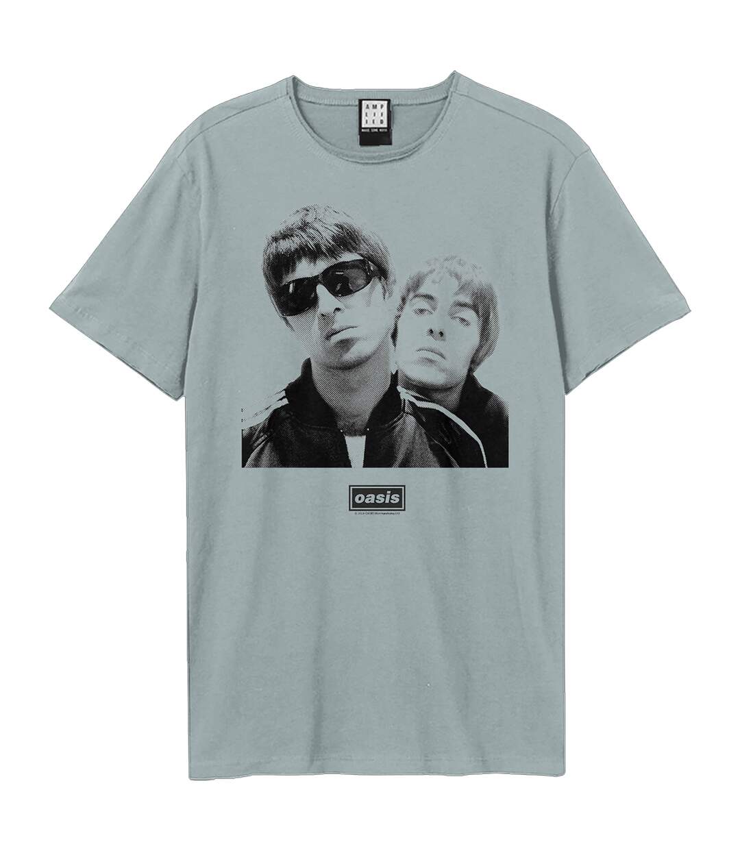 Unisex adult boxed oasis t-shirt strange blue Amplified-1