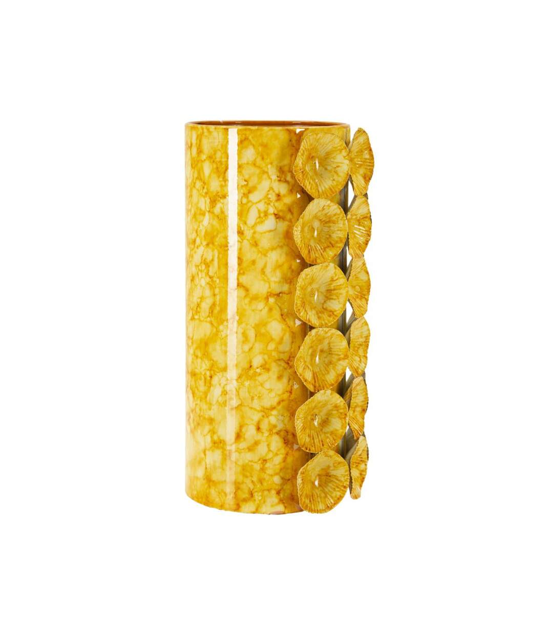 Vase Design Drop 33cm Jaune-2
