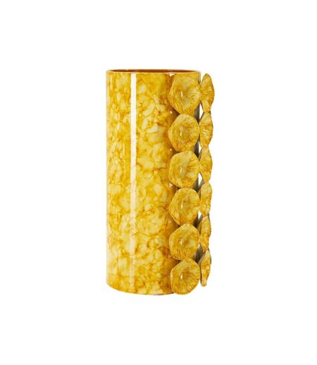 Vase Design Drop 33cm Jaune