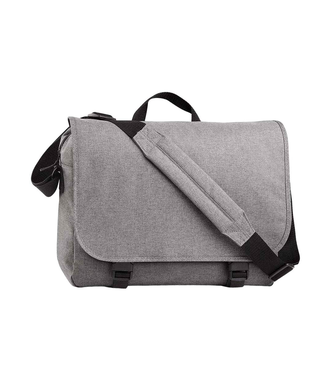 Sac à ordinateur portable taille unique gris chiné Bagbase-1