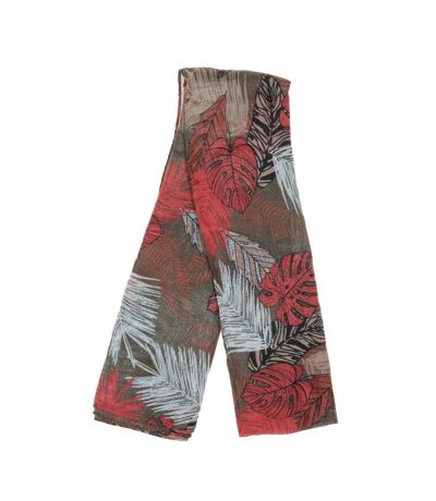 Foulard Marron/Rouge Femme Vero Moda Golive - Taille unique