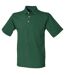Henbury Mens Classic Plain Polo Shirt With Stand Up Collar (Bottle)