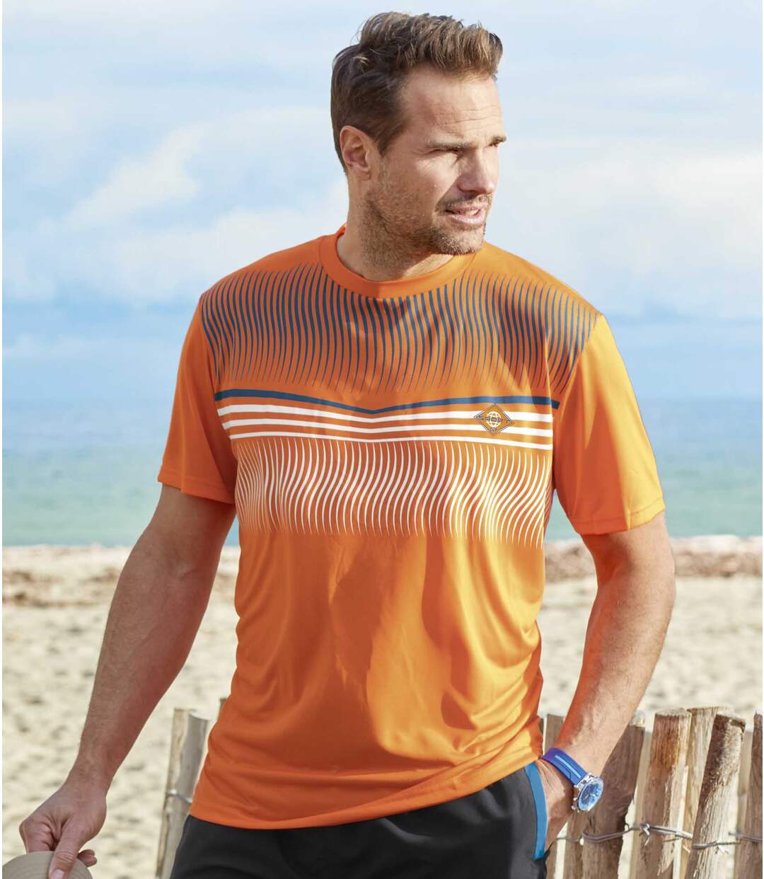 3er-Pack T-Shirts Sport aus Polyester Atlas For Men