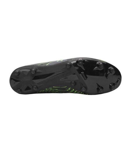 Mens Shadow Club 4 Patterned Firm Ground Football Boots Black Green Under Armour