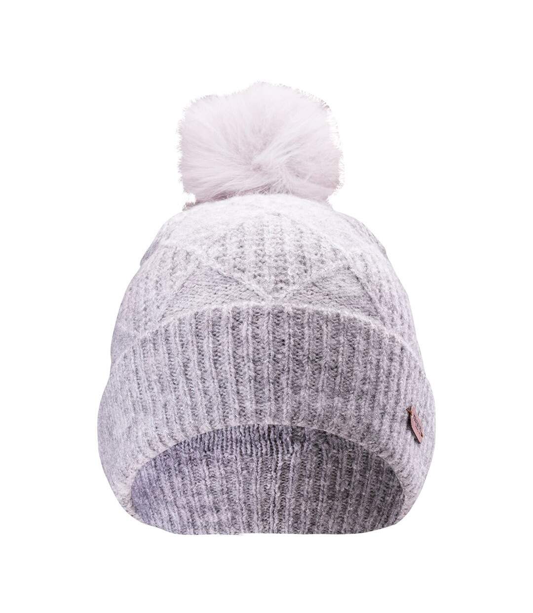 Womens/ladies carlan beanie grey melange Iguana