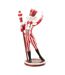 Statuette Souris Cirque Gâteau 26cm Rouge-1