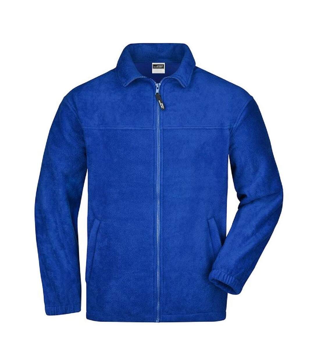 Veste polaire zippée homme - JN044 - bleu roi-1