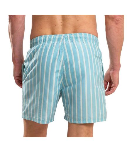 Short de bain à rayures pour hommes bleu clair RIPT Essentials