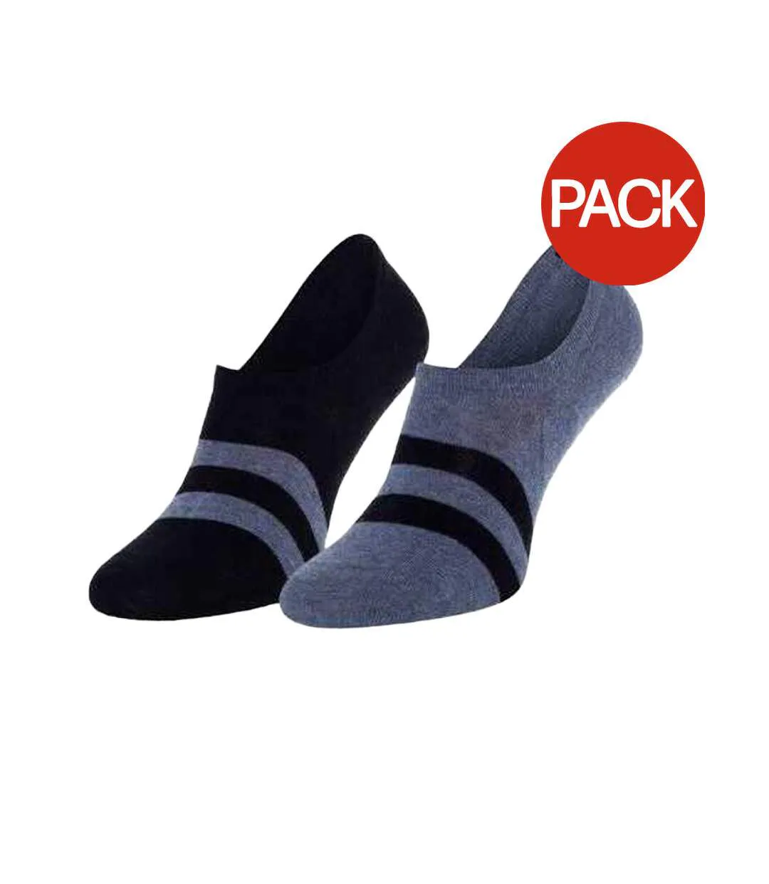 Chaussettes Motif/style Rayures Contrastées Homme Bleu Marine Calvin Klein-1