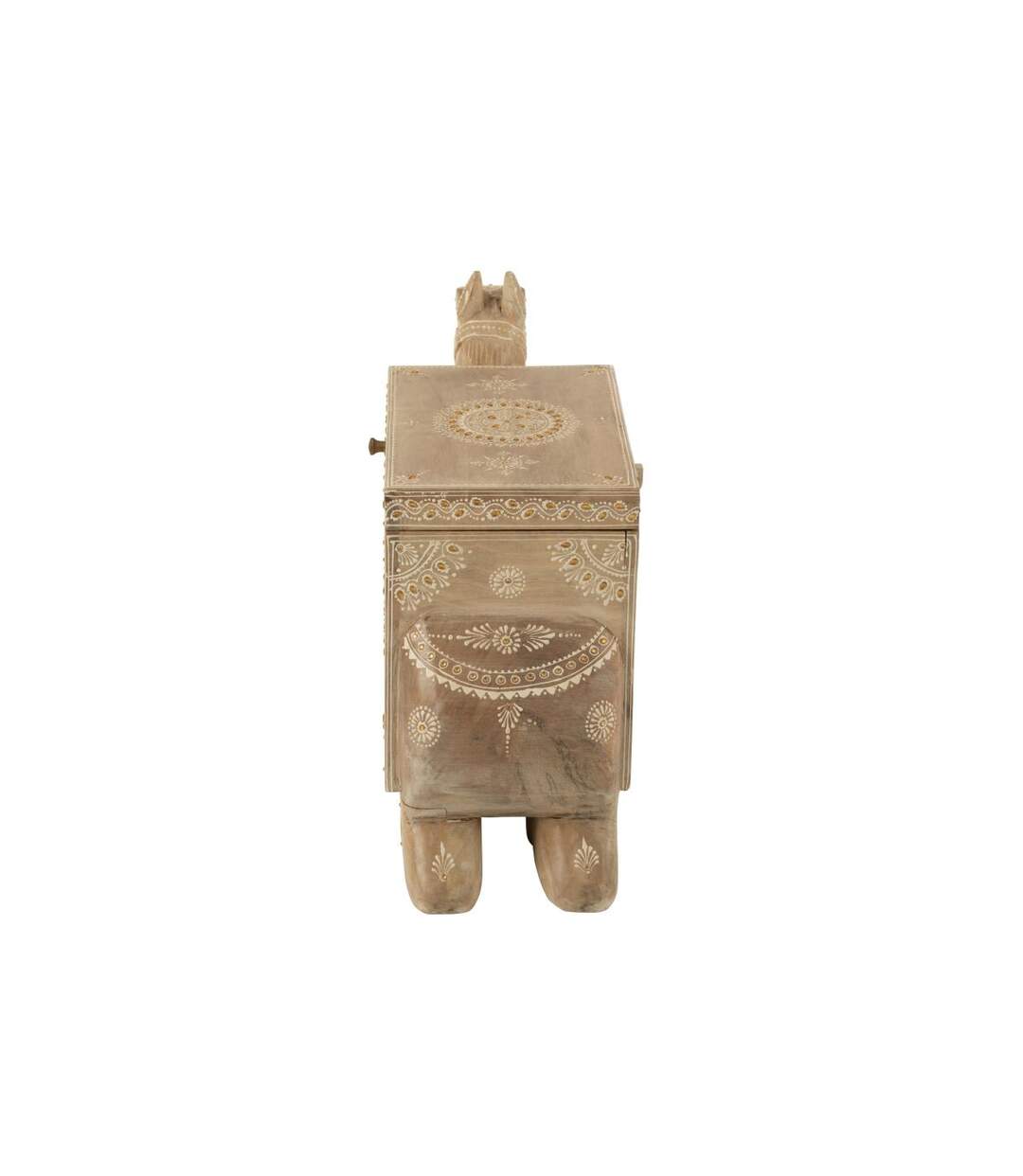 Coffre Chameau en Bois Perle du Sahara 69cm Naturel-5