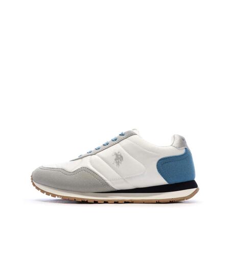 Baskets blanches/bleu/gris femme us polo assn fs1