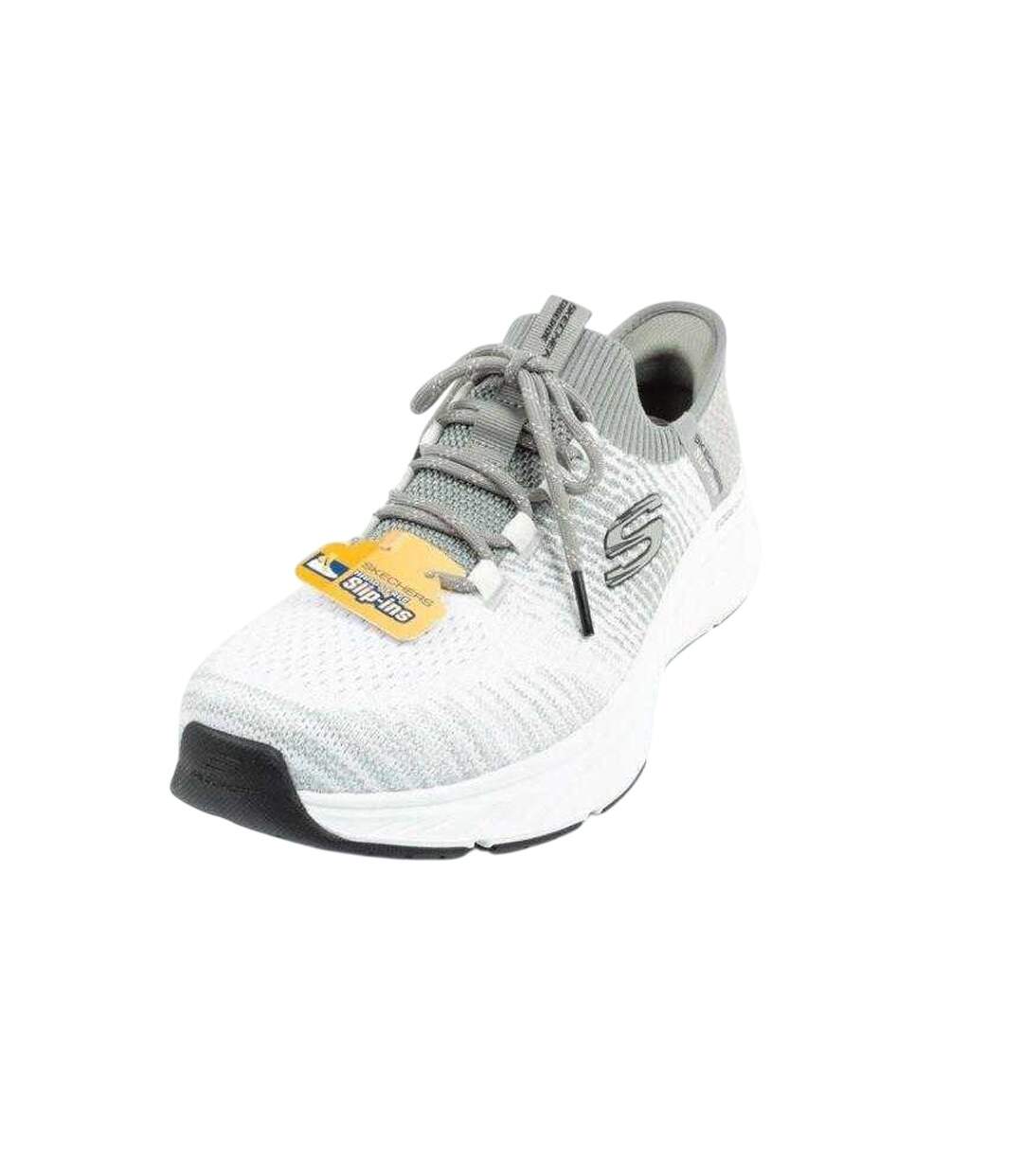 Baskets Edgeride Raygo Homme Blanc Argenté Skechers-4