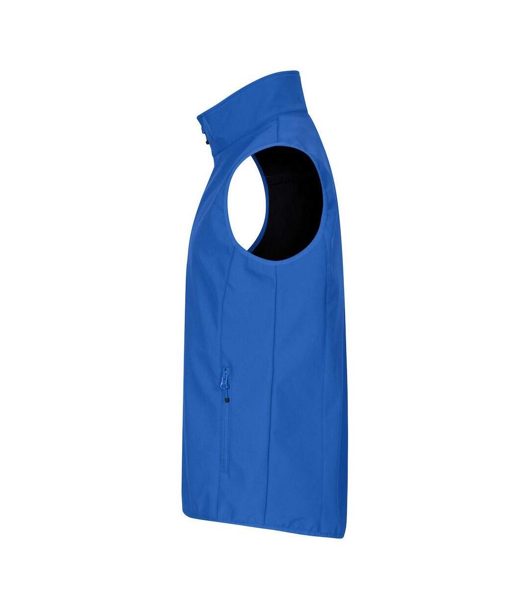Mens Classic Soft Shell Jacket Royal Blue Clique-3
