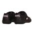 Womens/ladies Fulham Leather Hook And Loop Trainers Black Lavender Lonsdale-2