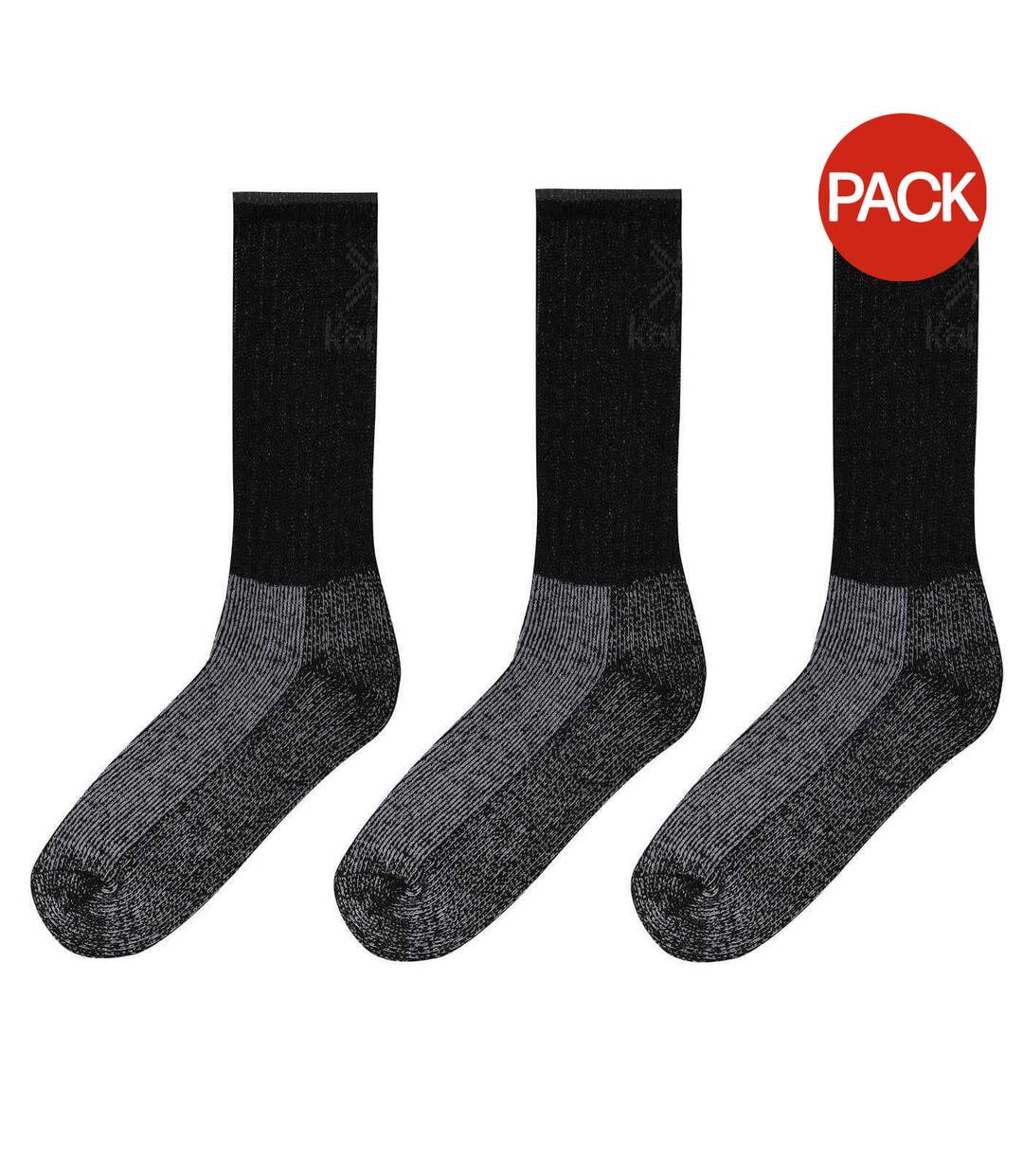 Lot De 3  Chaussettes Pour Bottes Homme Noir Karrimor-1