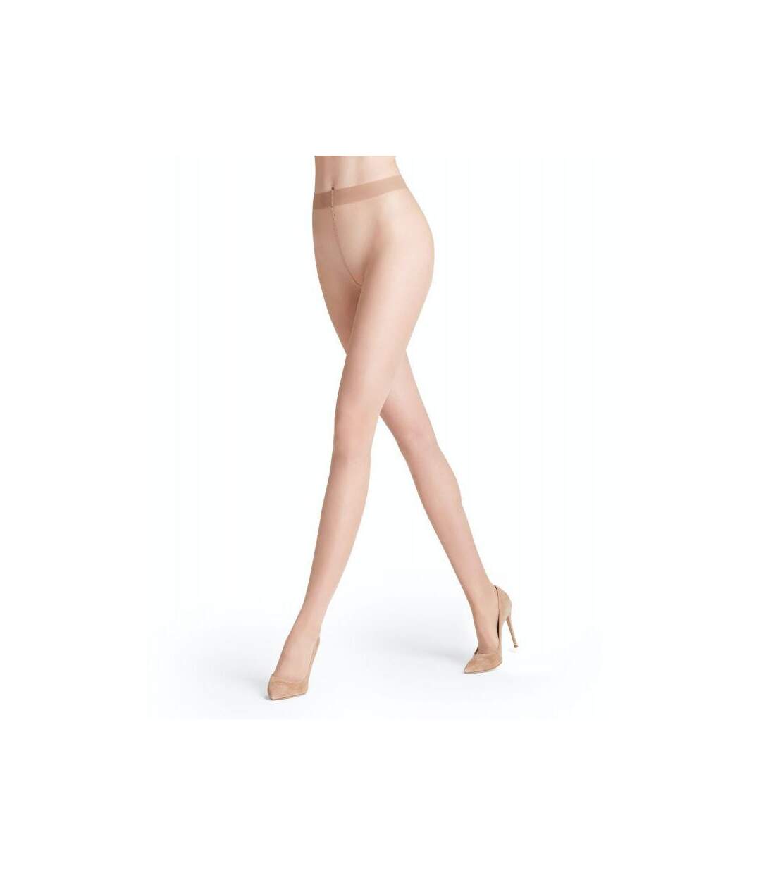 Collant Seidenglatt Femme Beige Falke-2