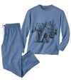 Bavlněné pyžamo Winter Bear Atlas For Men