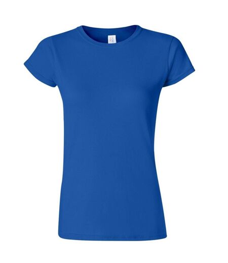 T-shirt À Manches Courtes Femme Bleu Roi Gildan