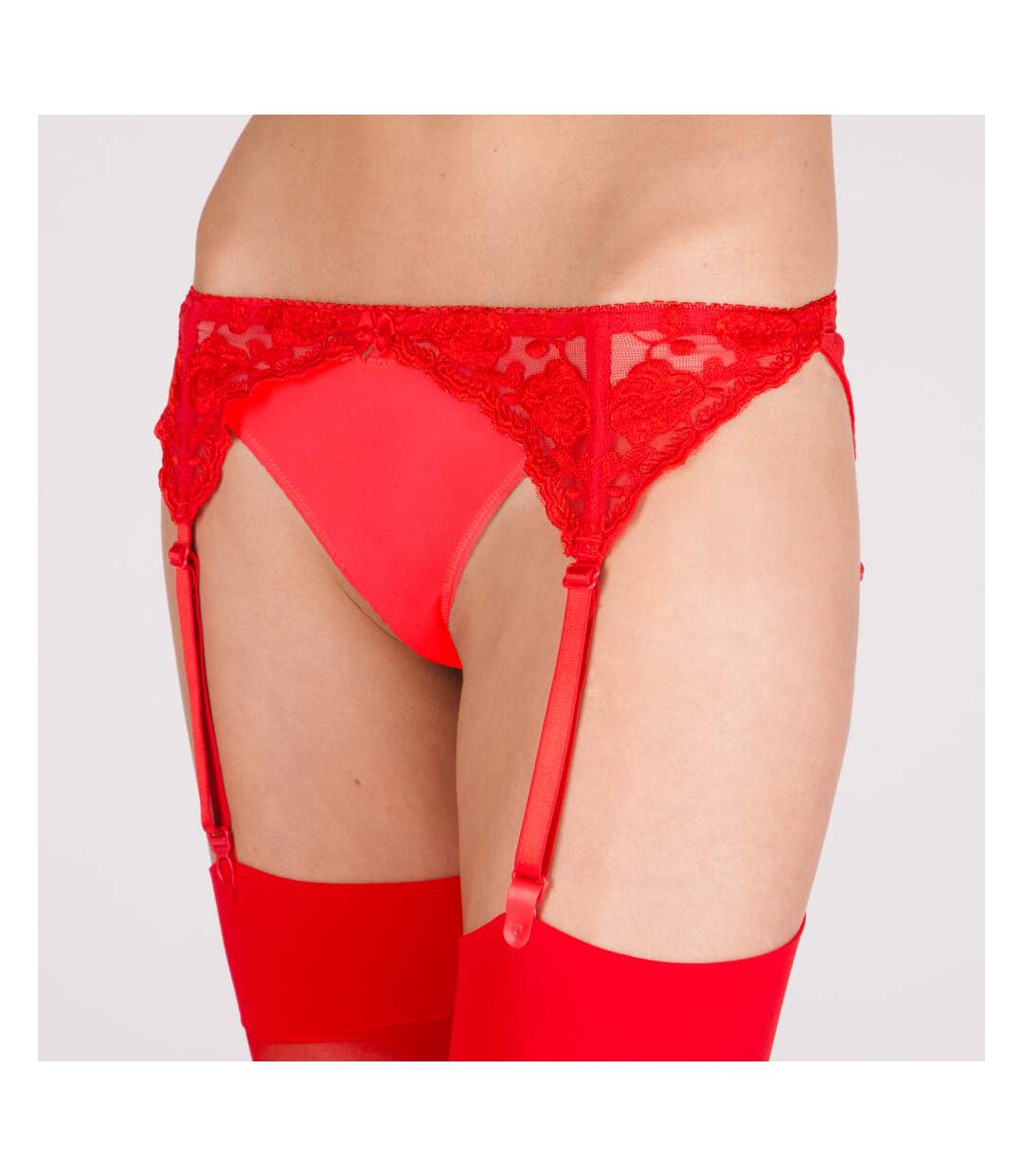 Silky - Ceinture Porte-jarretelle - Femmes (Rouge) - UTLW341-2