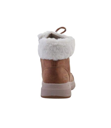 Après-skis On-the-go Glacial Ultra Woodlands Femme Marron Skechers
