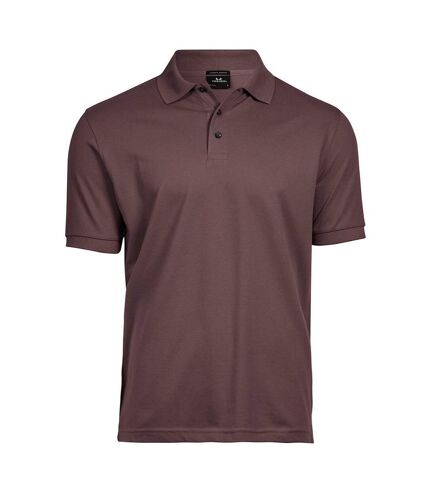 Polo manches courtes - Homme - 1405 - rouge grape