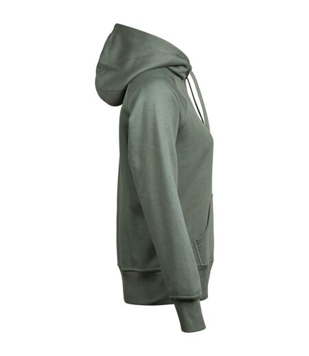 Tee Jays Womens/Ladies Hooded Sweatshirt (Leaf Green)