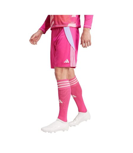 Short Tiro Homme Blanc Rose Adidas