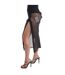 Jupe Longue Motif/style Logo Femme Noir Off White-4