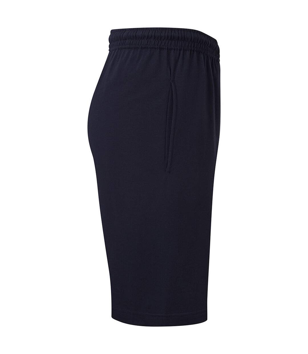 Mens Iconic 195 Jersey Shorts Deep Navy Fruit Of The Loom-3