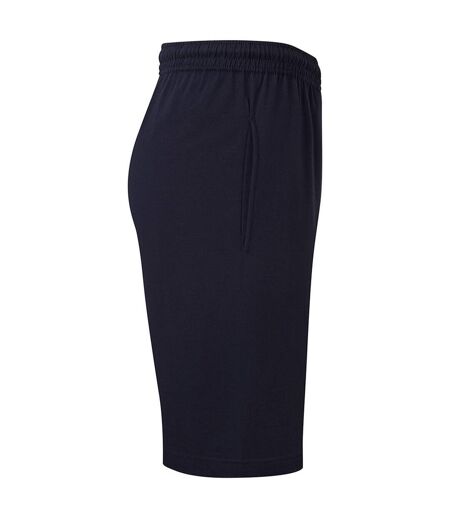 Mens Iconic 195 Jersey Shorts Deep Navy Fruit Of The Loom