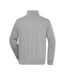 Sweat Workwear Homme Gris Chiné James And Nicholson-2