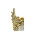 Statuette Buste Femme Athena 38cm Blanc & Or-5