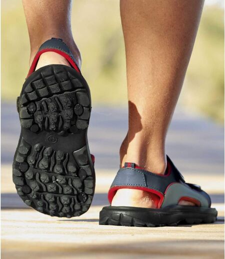 Men's All-Terrain Sandals - Black Grey