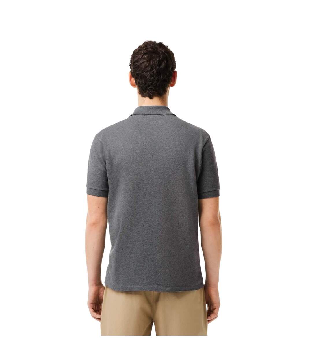 Polo homme gris Lacoste-2