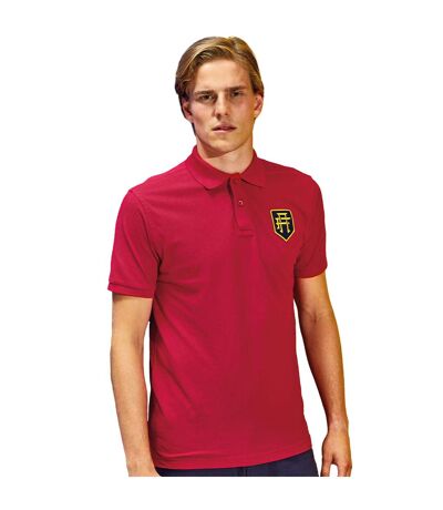 Polo Manches Courtes Homme Rouge Asquith & Fox