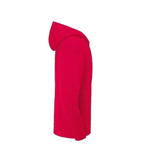 Veste Unie À Capuche Ajustable Iconic Premium Adulte Rouge Fruit Of The Loom