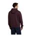 Mens nick organic heavyweight hoodie burgundy Animal