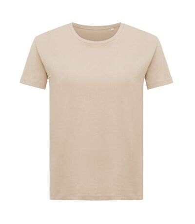 Womens/ladies yala recycled cotton lightweight t-shirt desert Iqoniq