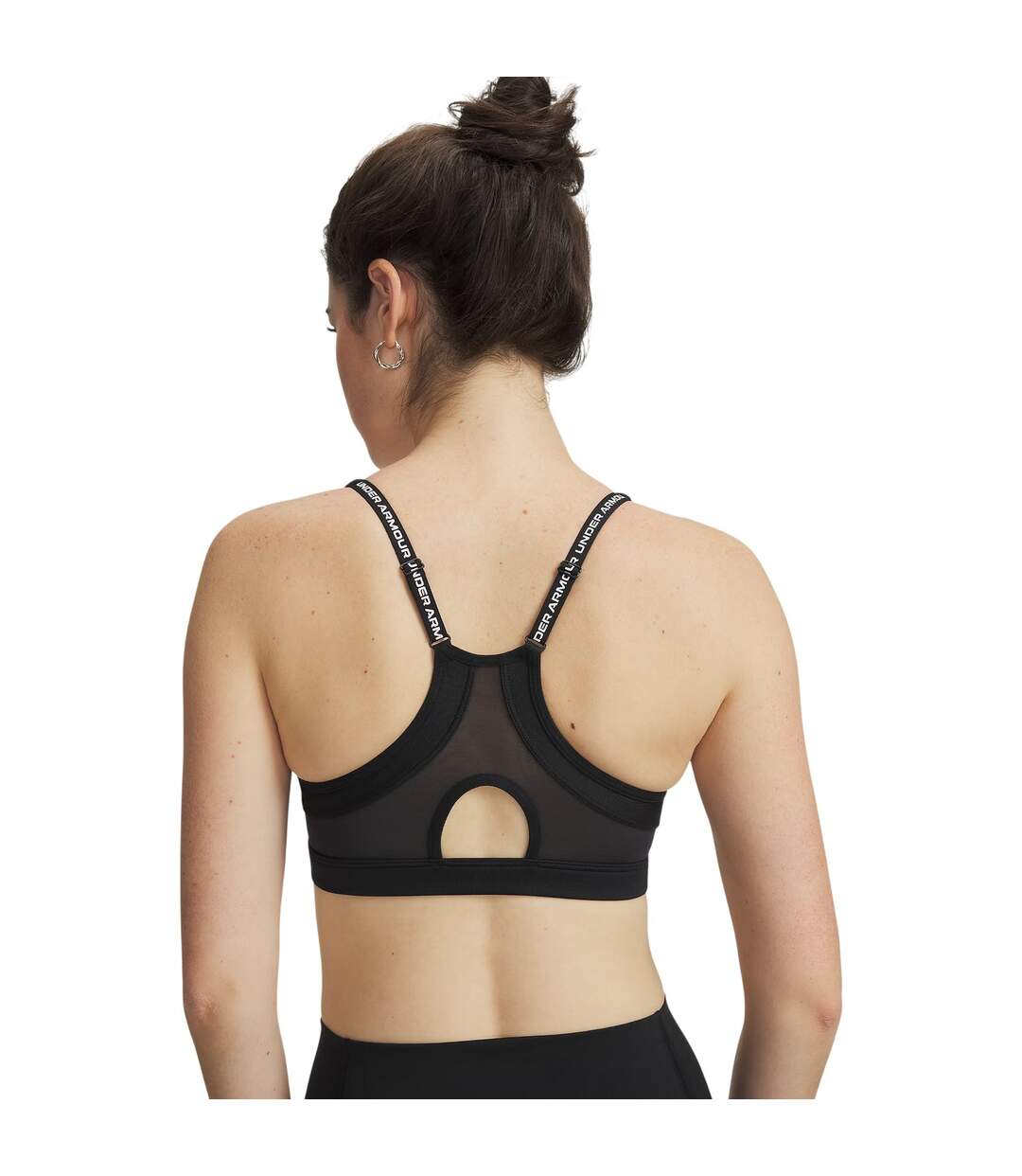 Brassière De Sport Infinity Femme Noir Blanc Under Armour-3