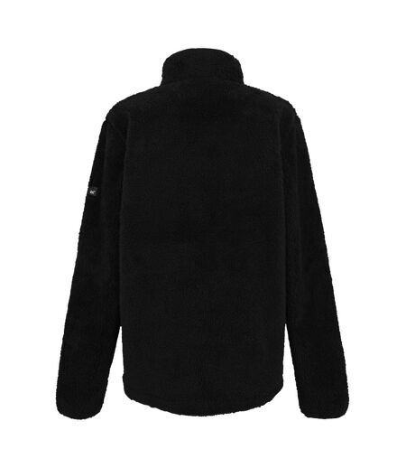Mens Midoor Fluffy Fleece Jacket Black Regatta
