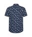Chemise Manches Courtes Motif/style Imprimé Preston Homme Bleu Mountain Warehouse-2